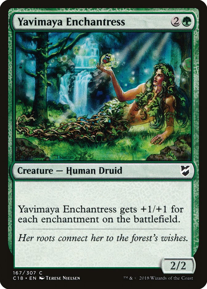 Yavimaya Enchantress [Commander 2018] | Good Games Modbury