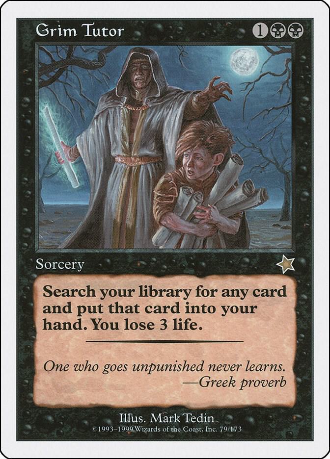 Grim Tutor 79/173 (Starter 1999)  | Good Games Modbury
