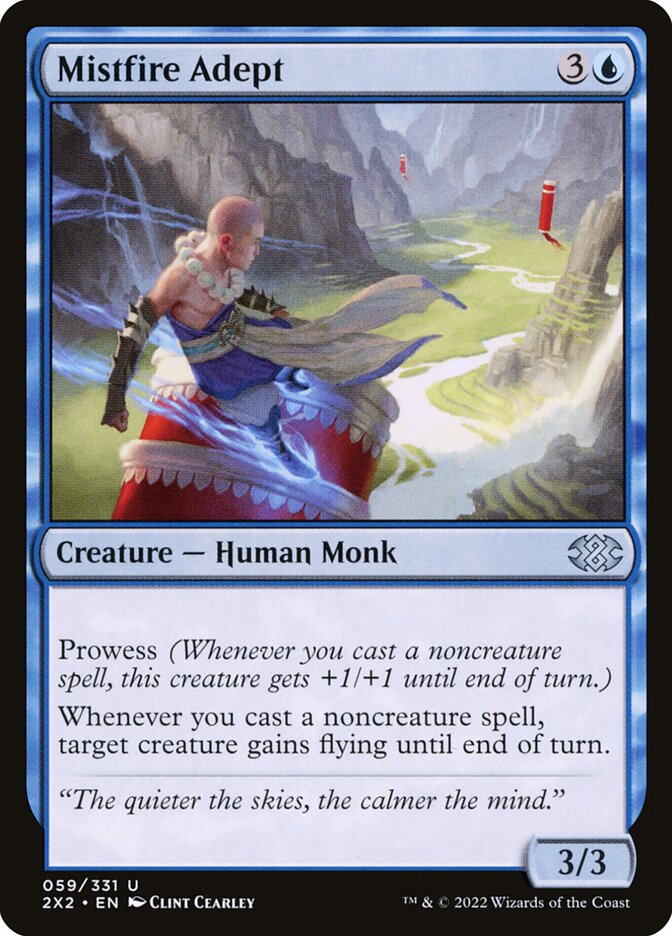 Mistfire Adept 59/331 (Double Masters 2022)  - Foil | Good Games Modbury