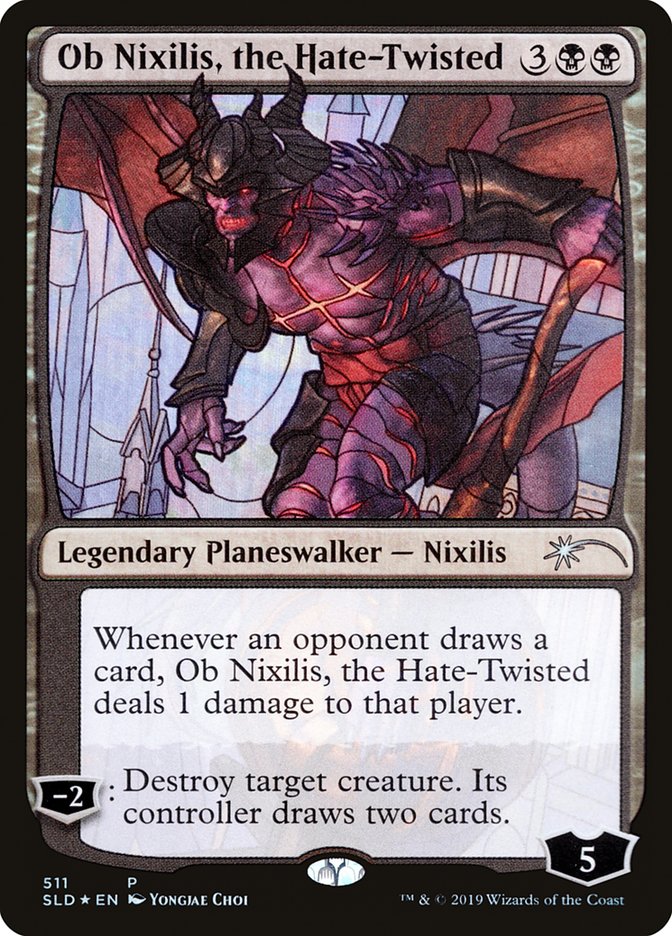 Ob Nixilis, the Hate-Twisted (Stained Glass) [Secret Lair Drop Promos] | Good Games Modbury