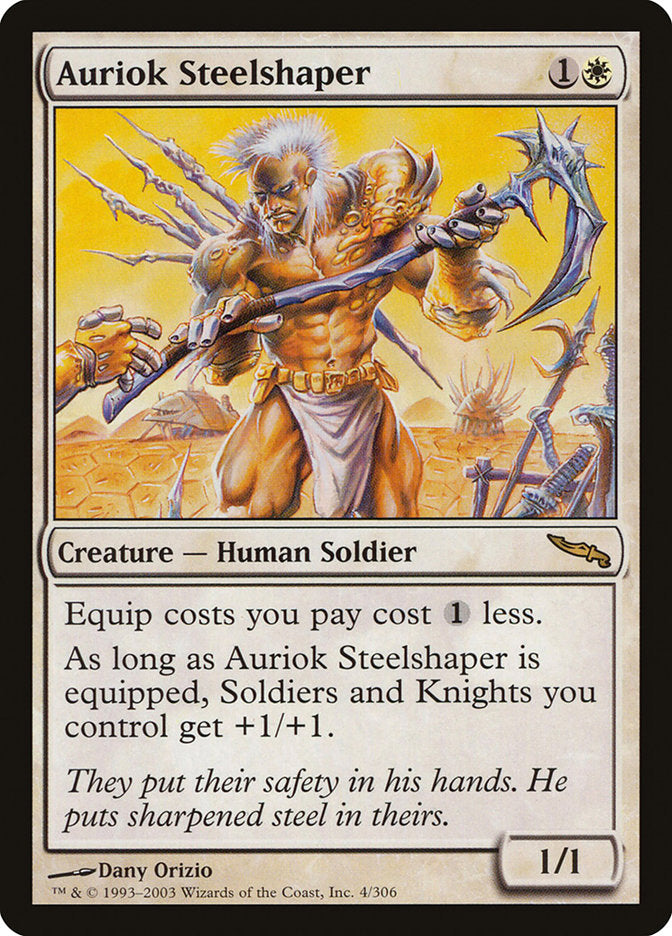 Auriok Steelshaper [Mirrodin] | Good Games Modbury