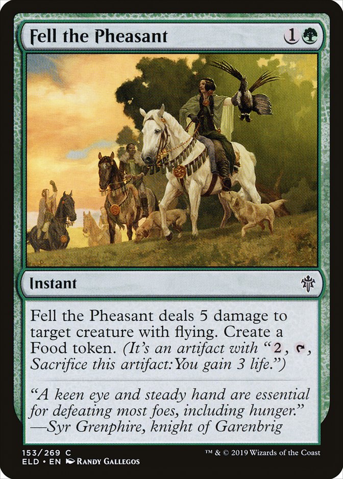 Fell the Pheasant [Throne of Eldraine] | Good Games Modbury