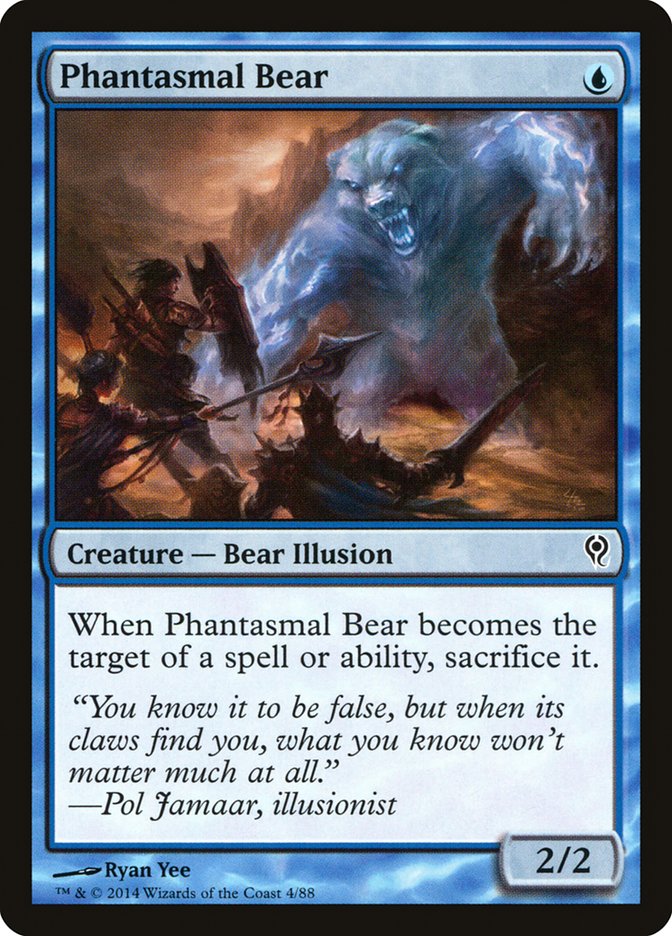 Phantasmal Bear [Duel Decks: Jace vs. Vraska] | Good Games Modbury