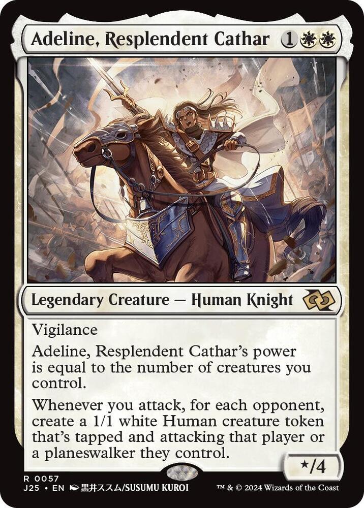 Adeline, Resplendent Cathar 57/779 (Foundations Jumpstart)  | Good Games Modbury