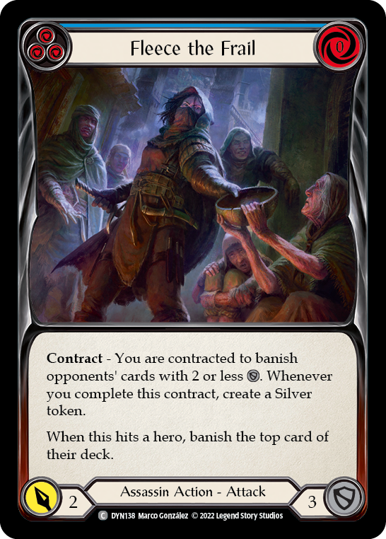 Fleece the Frail (Blue) [DYN138] (Dynasty) | Good Games Modbury