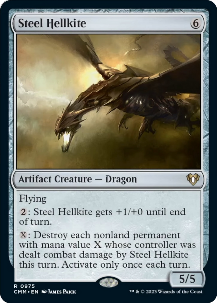 Steel Hellkite [Commander Masters] | Good Games Modbury