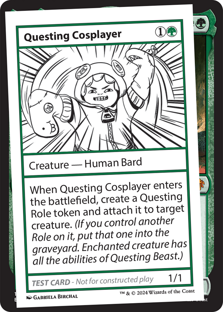 Questing Cosplayer [Mystery Booster 2 Playtest Cards] | Good Games Modbury