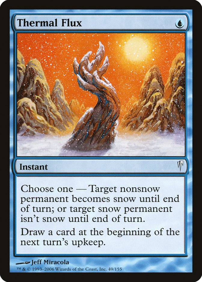 Thermal Flux 49/155 (Coldsnap)  - Foil | Good Games Modbury