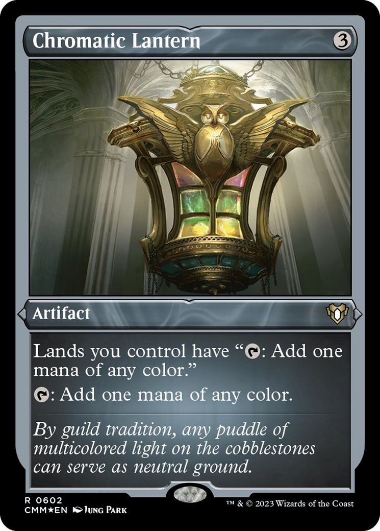 Chromatic Lantern (Foil Etched) [Commander Masters] | Good Games Modbury