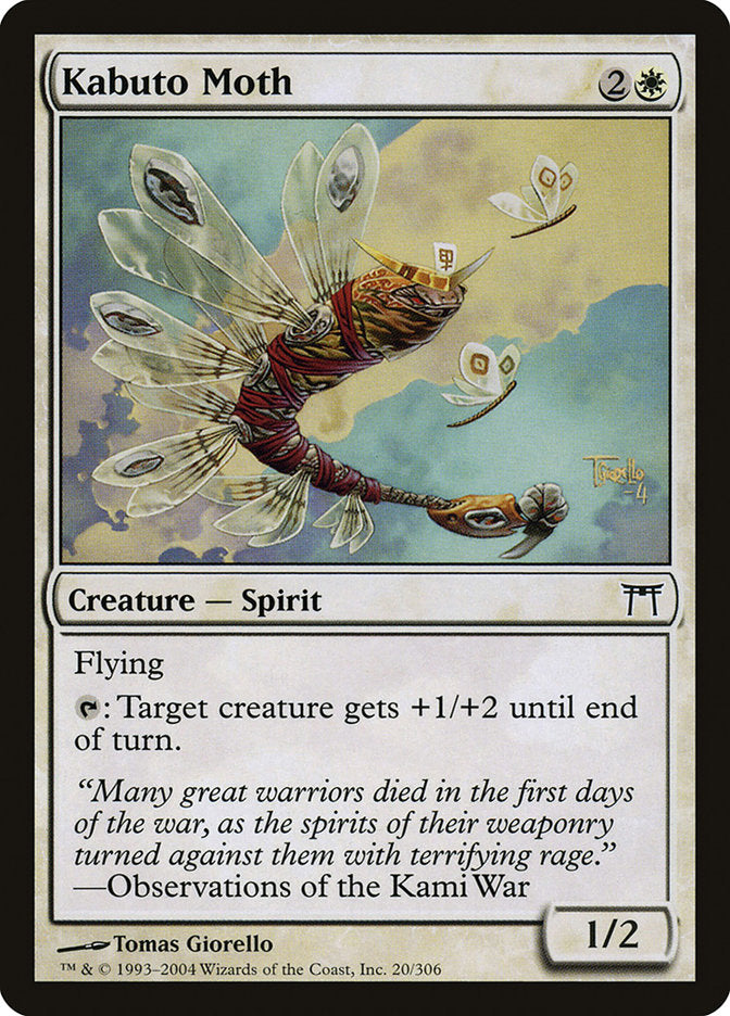 Kabuto Moth 20/306 (Champions of Kamigawa)  - Foil | Good Games Modbury