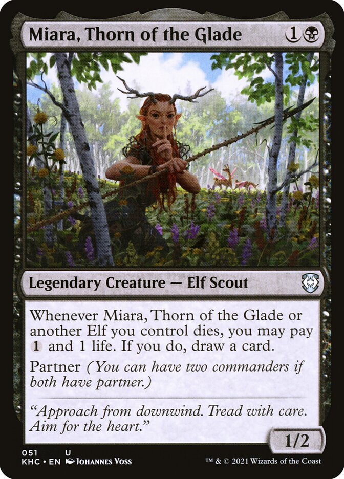 Miara, Thorn of the Glade 51/1 (Commander: Kaldheim)  | Good Games Modbury