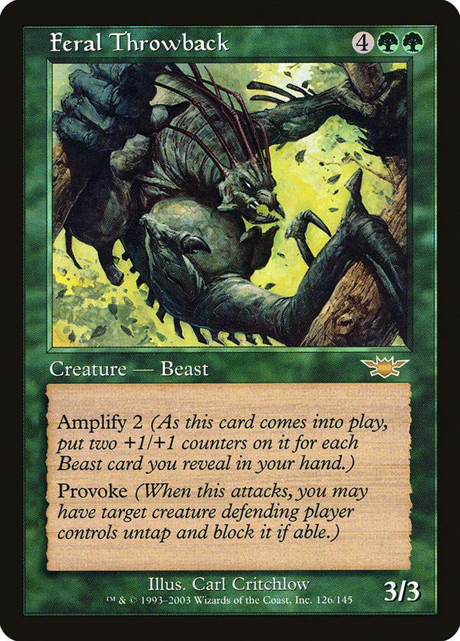 Feral Throwback 126/145 (Legions)  | Good Games Modbury
