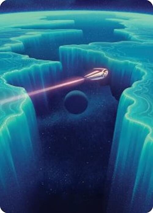 Cascading Cataracts Art Card 50 54 50 (Art Series: Edge of Eternities)  | Good Games Modbury