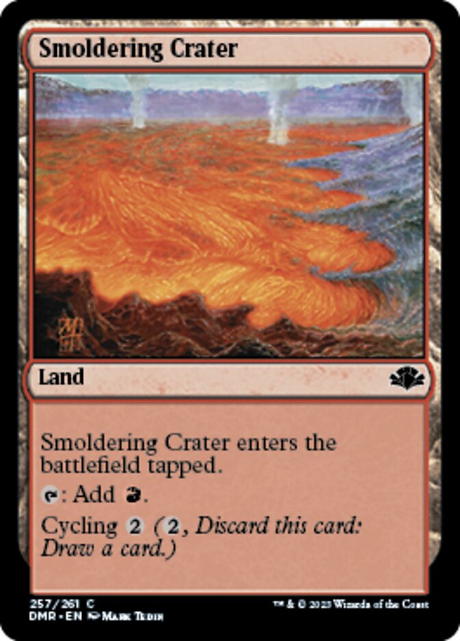 Smoldering Crater [Dominaria Remastered] | Good Games Modbury