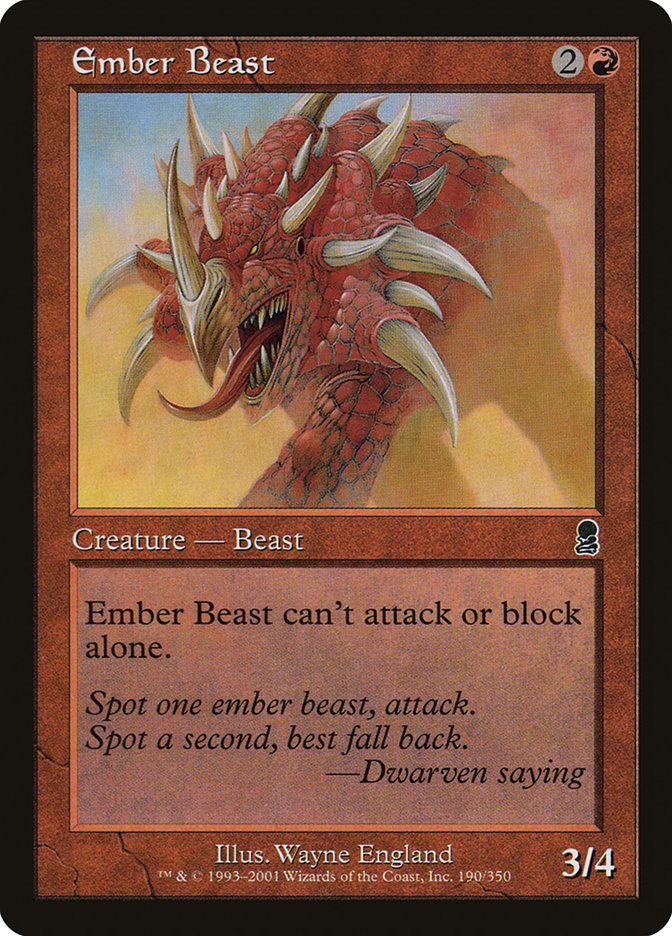 Ember Beast [Odyssey] | Good Games Modbury