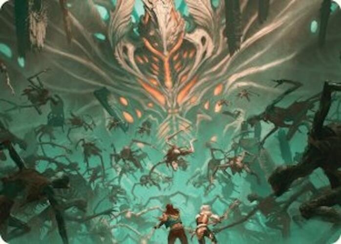 Valgavoths Onslaught Art Card 16 (Art Series: Duskmourn: House of Horror)  | Good Games Modbury