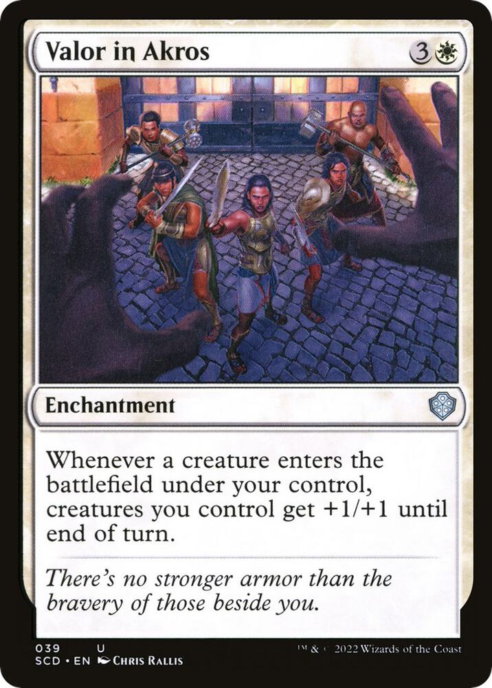 Valor in Akros 39/352 (Starter Commander Decks)  | Good Games Modbury