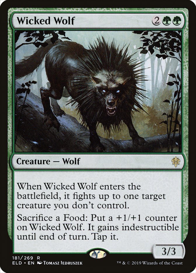 Wicked Wolf 181/269 (Throne of Eldraine)  | Good Games Modbury