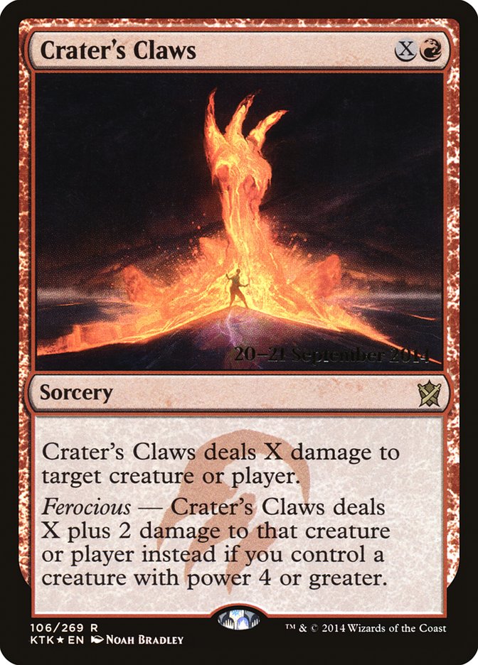 Crater's Claws [Khans of Tarkir Prerelease Promos] | Good Games Modbury