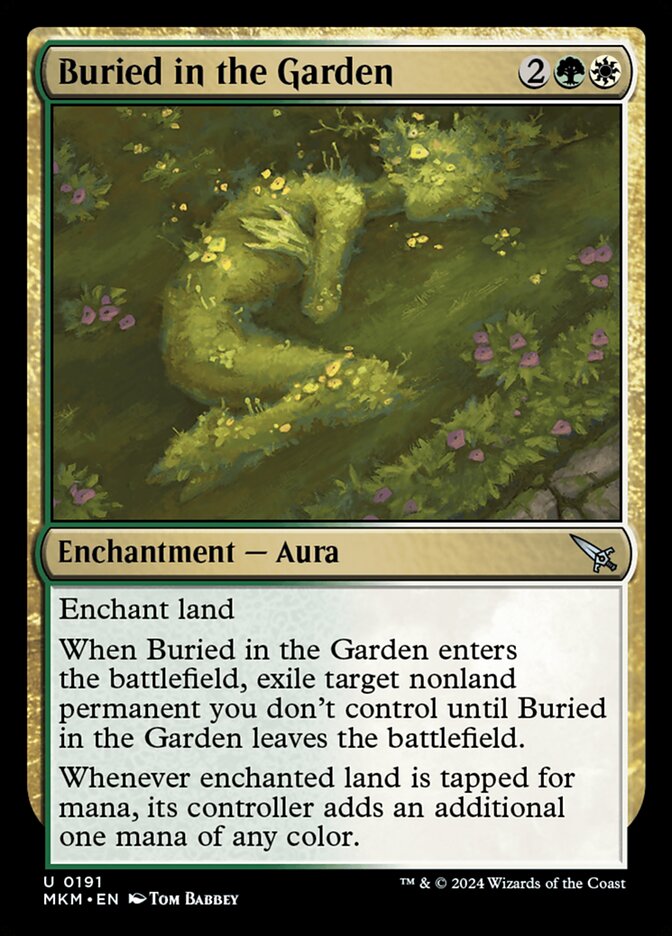 Buried in the Garden 191/286 (Murders at Karlov Manor)  - Foil | Good Games Modbury