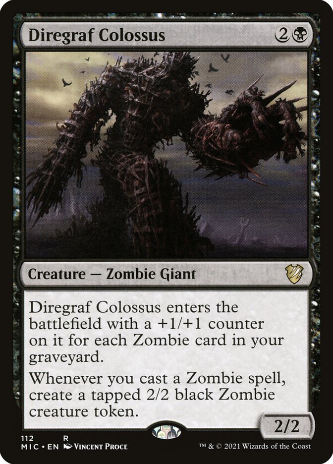 Diregraf Colossus 112 (Commander: Innistrad: Midnight Hunt)  | Good Games Modbury