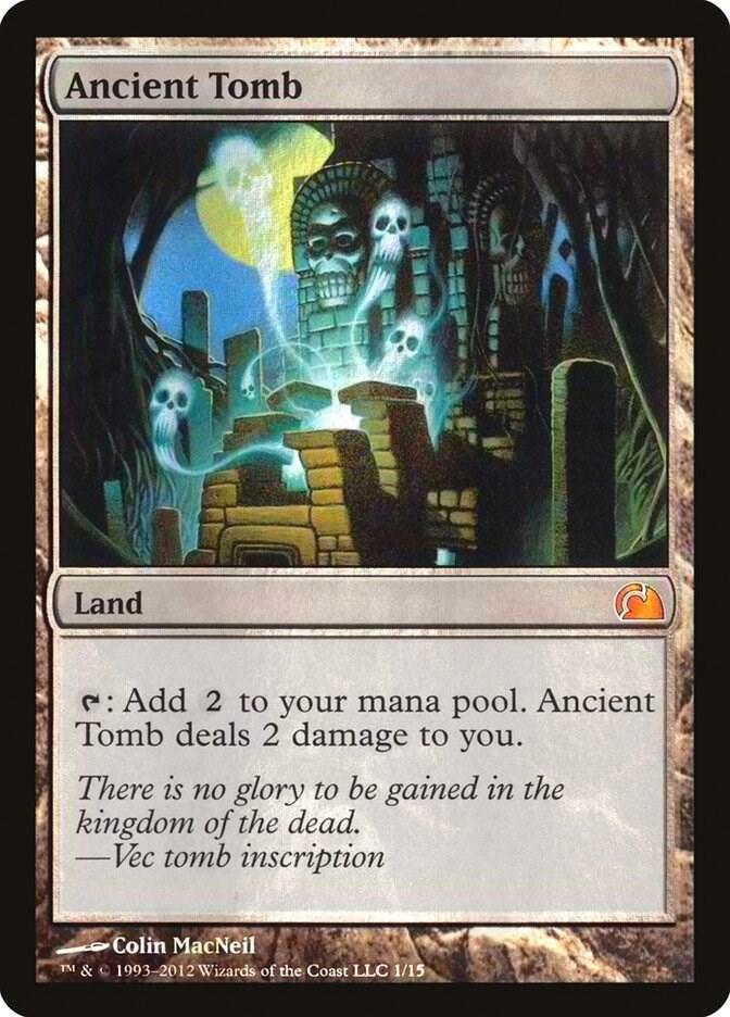Ancient Tomb 1 (From the Vault: Realms)  - Foil | Good Games Modbury