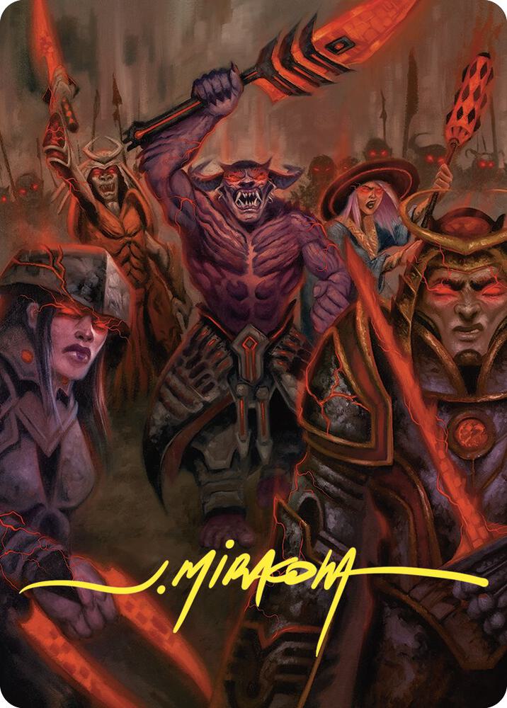Insurrection Art Card Gold Stamped Signature 67 (Art Series: Commander Masters)  | Good Games Modbury