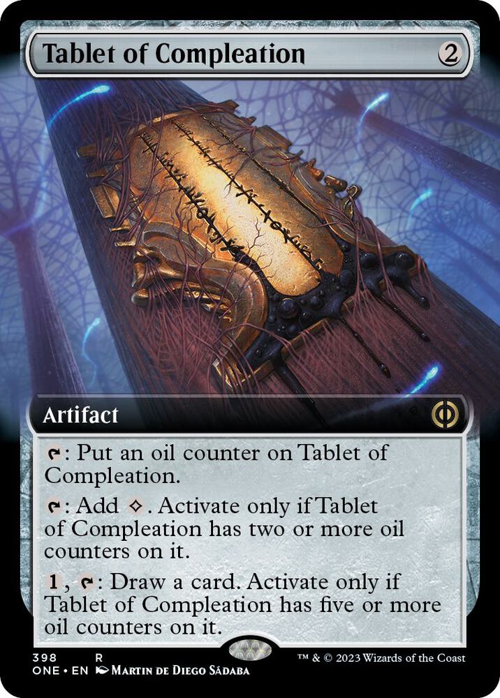Tablet of Compleation 398/271 (Phyrexia: All Will Be One)  - Extended Art | Good Games Modbury