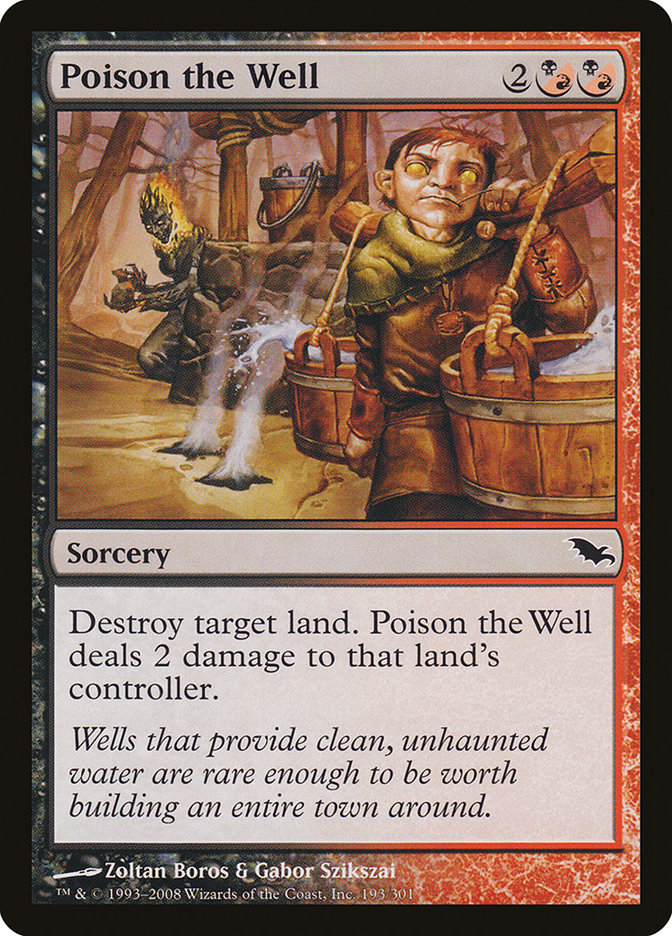 Poison the Well [Shadowmoor] | Good Games Modbury