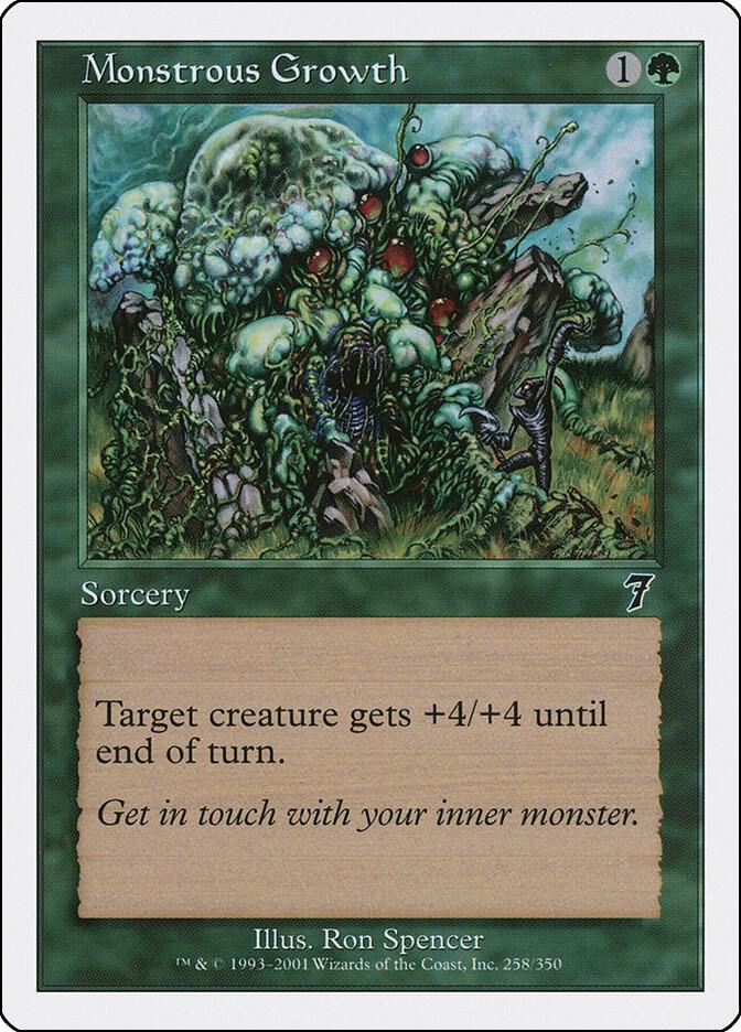 Monstrous Growth 258/350 (7th Edition)  | Good Games Modbury