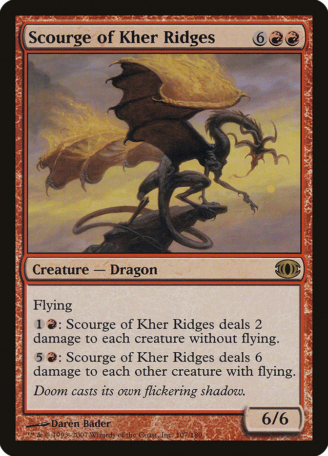 Scourge of Kher Ridges 107/180 (Future Sight)  - Foil | Good Games Modbury