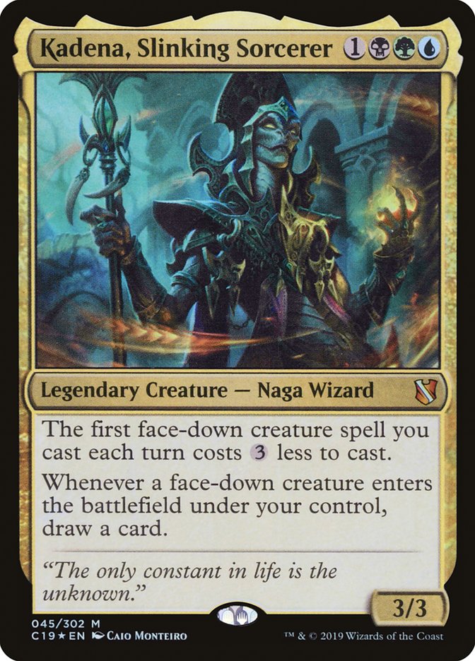Kadena, Slinking Sorcerer 45/302 (Commander 2019)  - Foil | Good Games Modbury