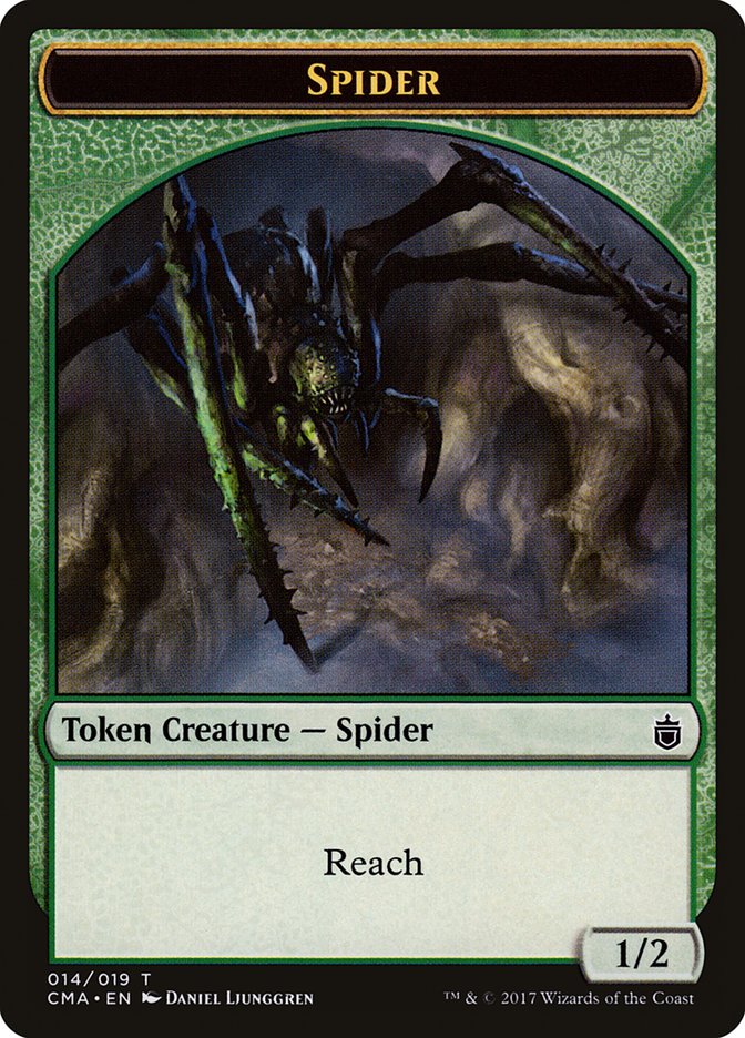 Spider Token [Commander Anthology Tokens] | Good Games Modbury