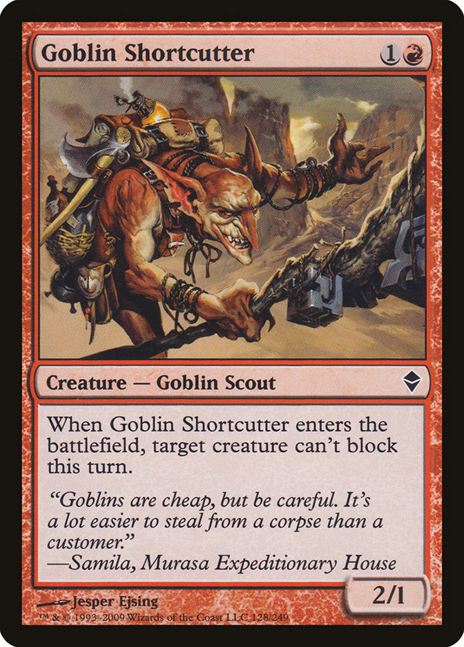 Goblin Shortcutter [Zendikar] | Good Games Modbury