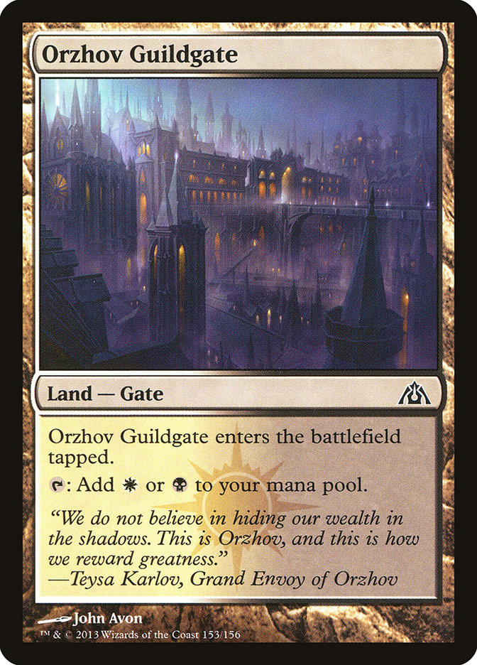 Orzhov Guildgate [Dragon's Maze] | Good Games Modbury