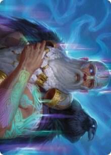 Alrund God of the Cosmos Art Card 9 (Art Series: Kaldheim)  | Good Games Modbury