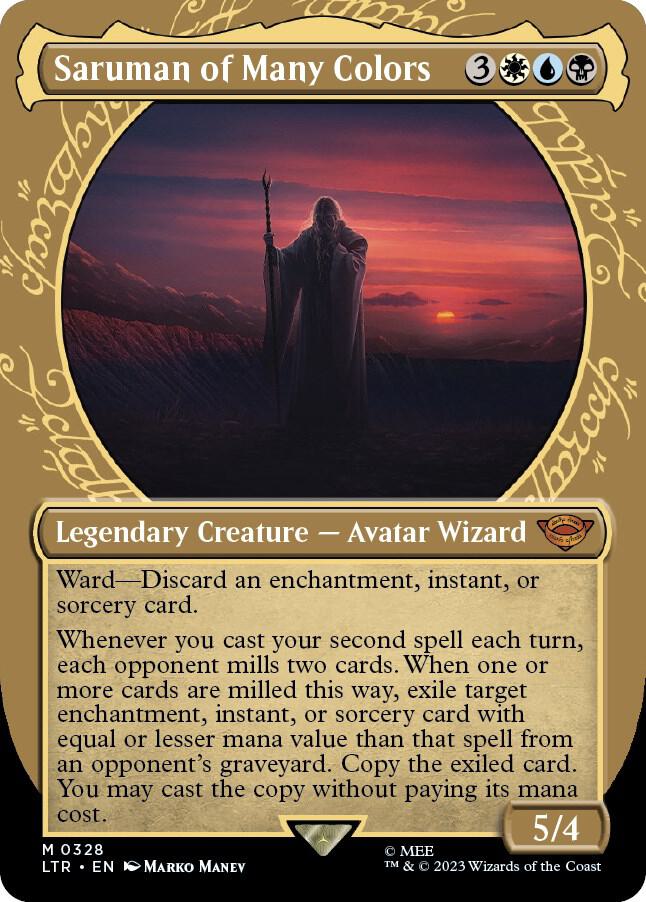Saruman of Many Colors 328/281 (Universes Beyond: The Lord of the Rings: Tales of Middle-earth)  - Showcase | Good Games Modbury
