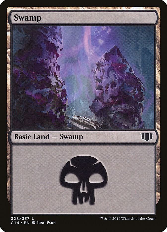 Swamp 328 328/337 (Commander 2014)  | Good Games Modbury