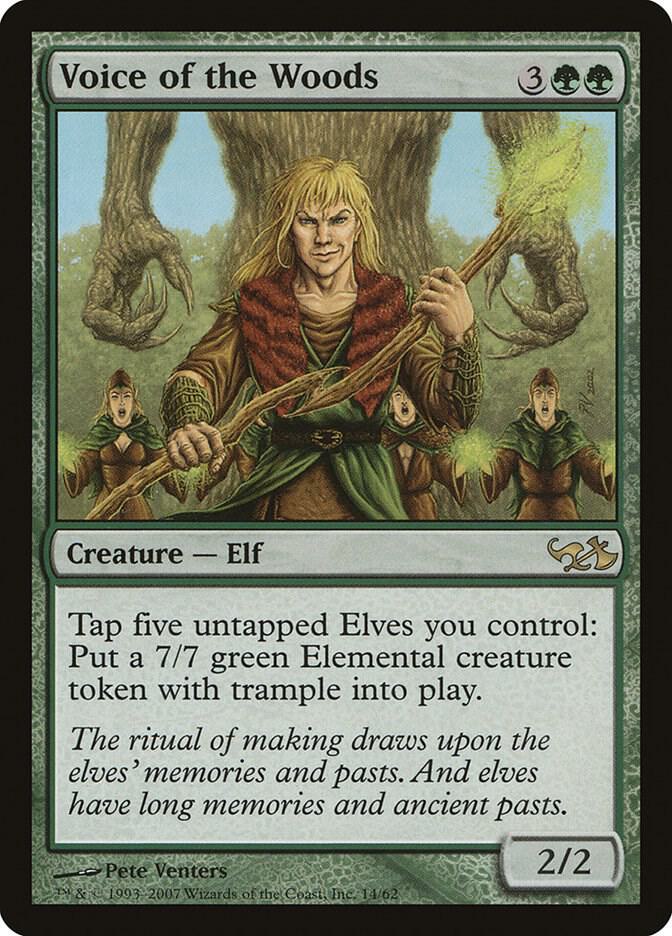 Voice of the Woods 14/62 (Duel Decks: Elves vs. Goblins)  | Good Games Modbury
