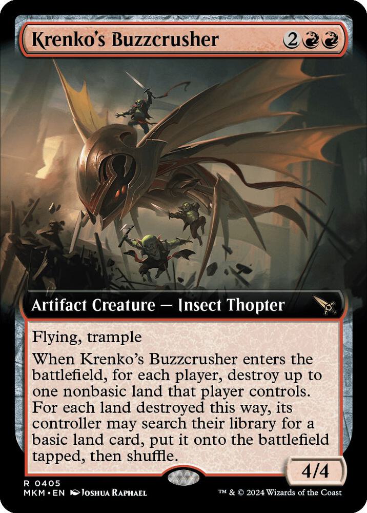 Krenko's Buzzcrusher 405/286 (Murders at Karlov Manor)  - Extended Art | Good Games Modbury