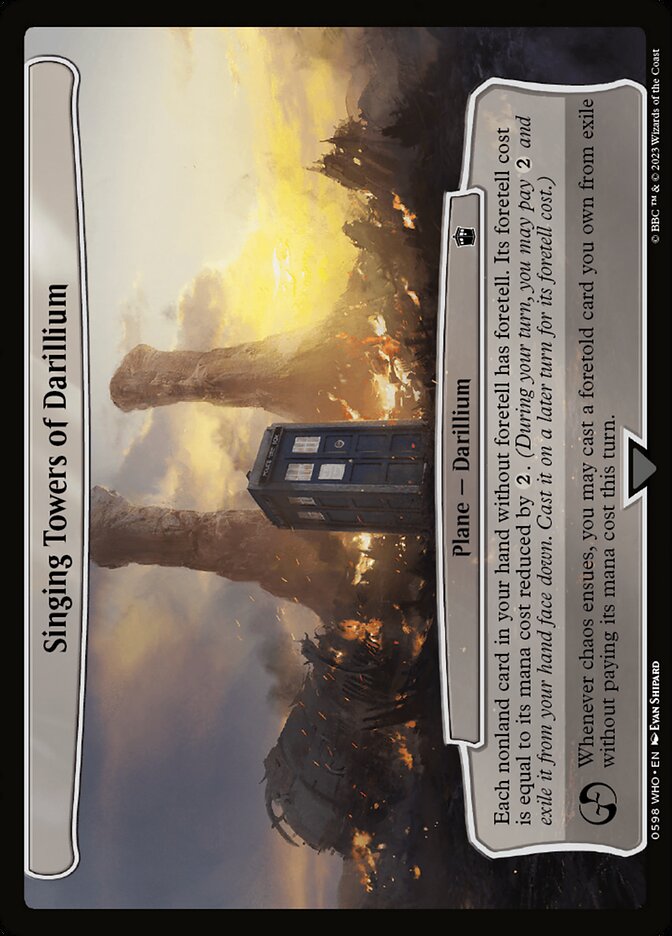 Singing Towers of Darillium 598/331 (Planechase: Universes Beyond: Doctor Who)  | Good Games Modbury
