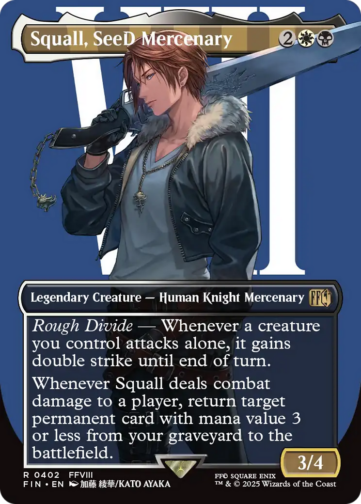 Squall, SeeD Mercenary (Borderless) [FINAL FANTASY] | Good Games Modbury