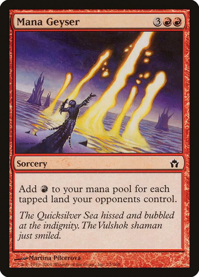 Mana Geyser 75/165 (Fifth Dawn)  - Foil | Good Games Modbury