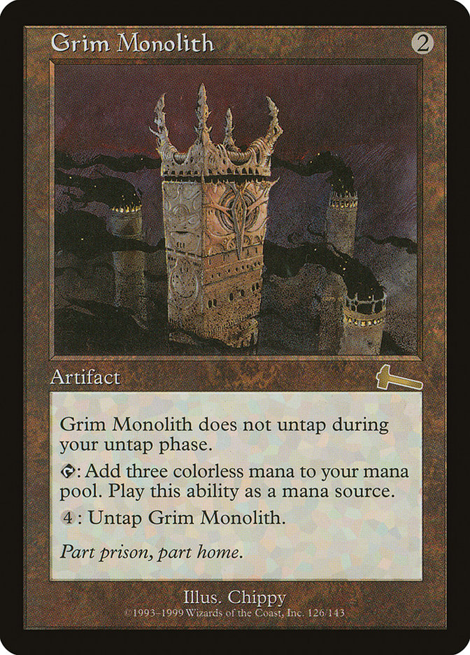 Grim Monolith [Urza's Legacy] | Good Games Modbury