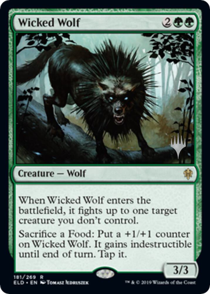 Wicked Wolf 181p/152 (Promo Pack: Throne of Eldraine)  | Good Games Modbury