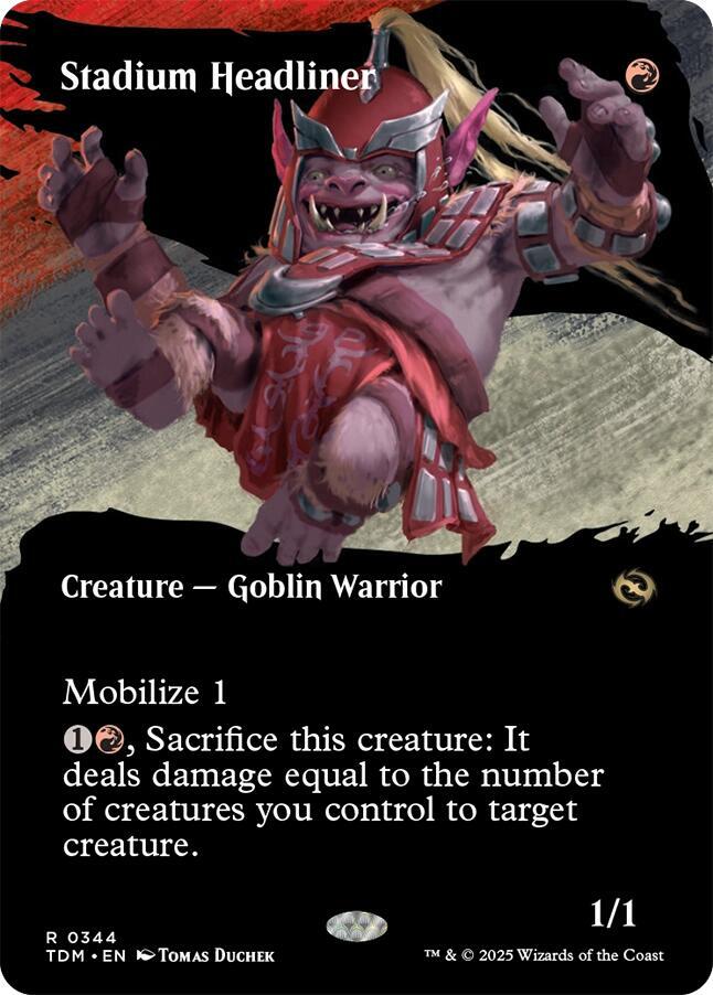 Stadium Headliner 344 (Tarkir: Dragonstorm)  - Borderless | Good Games Modbury