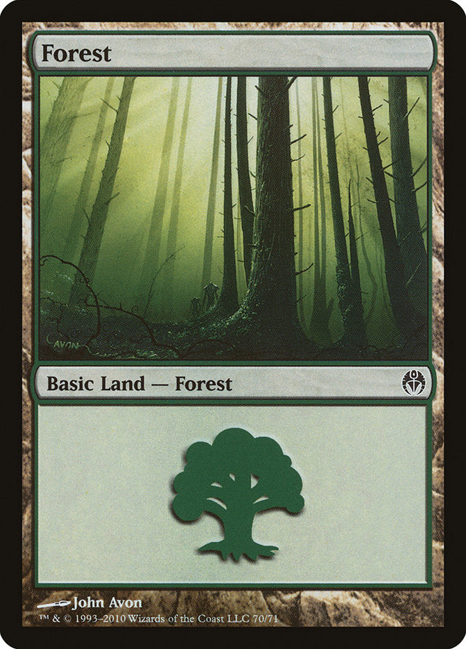 Forest (70) [Duel Decks: Phyrexia vs. the Coalition] | Good Games Modbury