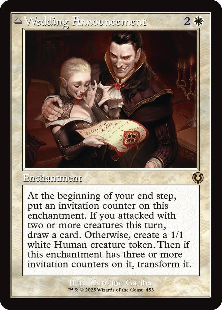 Wedding Announcement // Wedding Festivity 453/287 (Innistrad Remastered)  - Retro Foil | Good Games Modbury