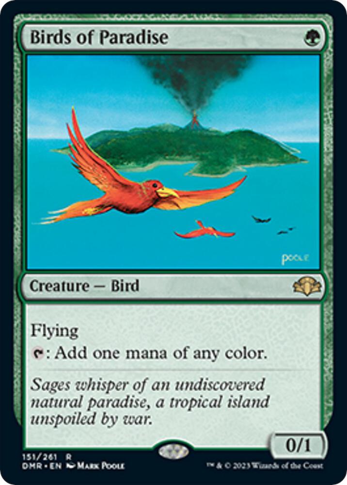 Birds of Paradise 151/261 (Dominaria Remastered)  - Foil | Good Games Modbury