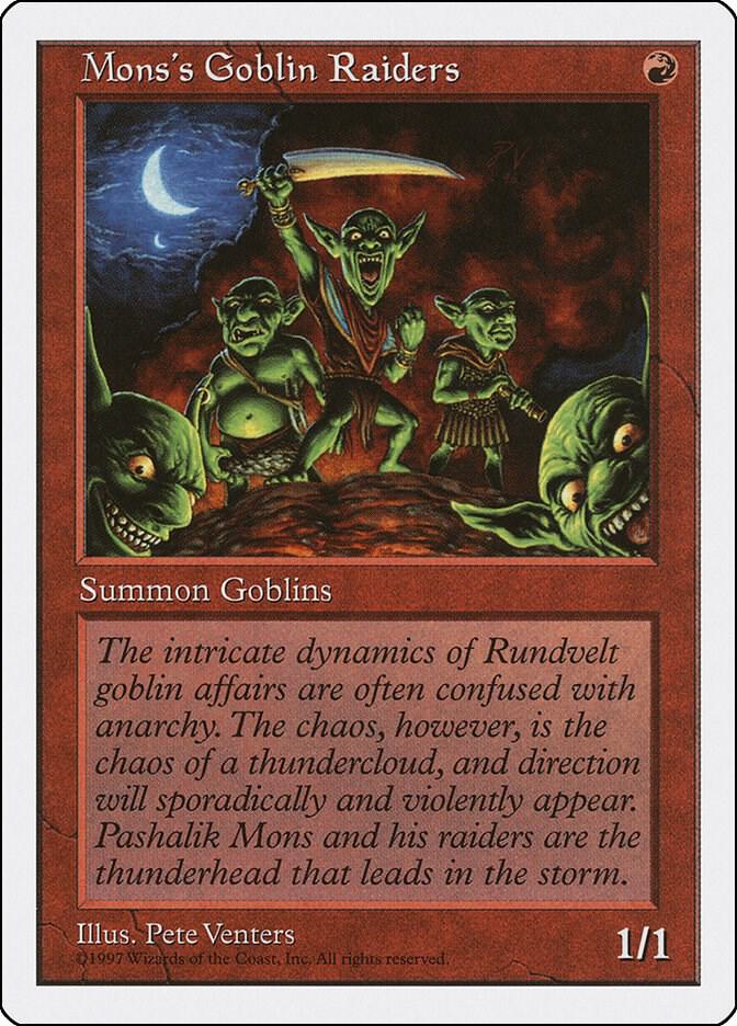 Mons's Goblin Raiders 251/455 (Fifth Edition)  | Good Games Modbury